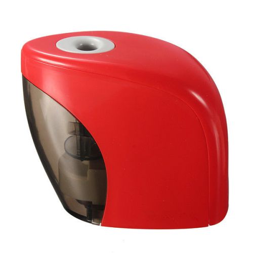 Red Super Automatic Touch Switch Pencil Sharpener Home Office School Desktop