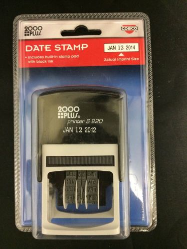 Cosco 2000 Plus S 220 Date Stamp Black Ink 010129 NIP Free Shipping