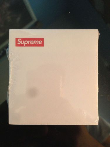 Supreme 2014 Post-it White Note Pad Sticky Memo Bookmarc Index Tab Flag Sticker