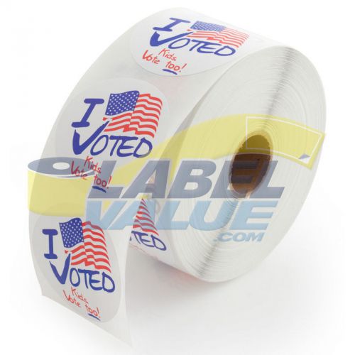 &#034;Kids Vote Too!&#034; Stickers  LV-9440