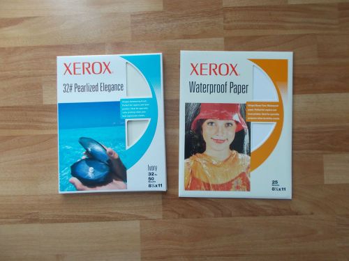 XEROX Waterproof Paper &amp; Pearlized Elegance