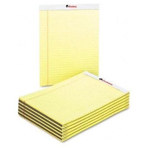 UNIVERSAL OFFICE PRODUCTS 10630 Perforated Edge Writing Pad, Legal/margin Rule,
