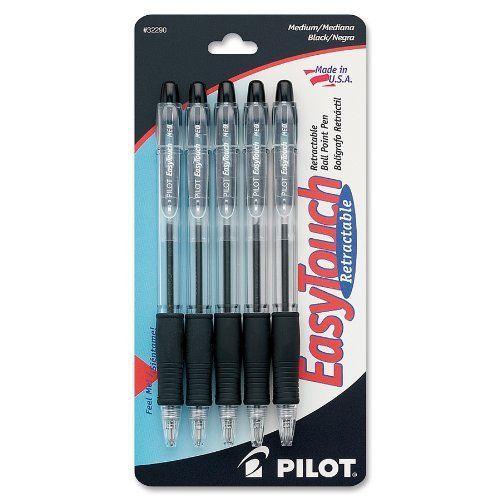 Pilot easytouch retractable ballpoint pen - medium pen point type - 1 (pil32290) for sale