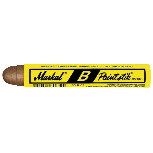 MARKAL B Paint Marker stick streak mean Gold lot artist metal heavy grease rusto
