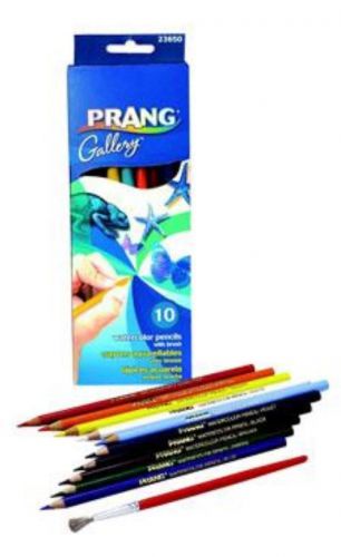 Dixon Watercolor Pencils Prang 10 Count with Brush
