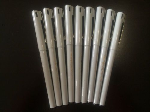 9pc ZEBRA Black Rollerball Pens Extra Fine Point, 0.5mm