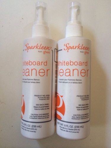 Whiteboard Cleaner Sparkleen Set of 2 8 oz bottles Easily Clean Whiteboard