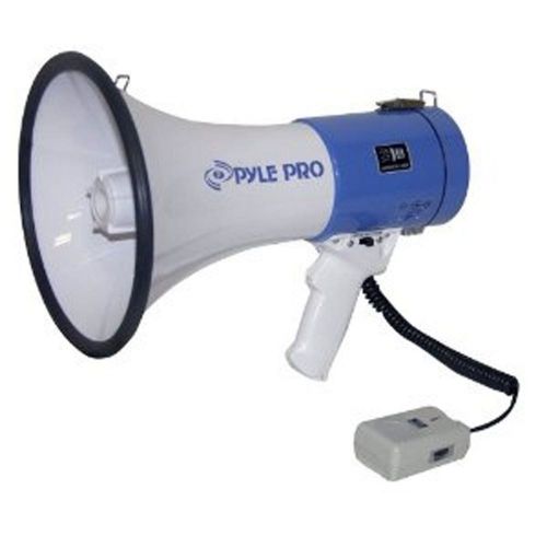 Pyle pmp50megaphone loud professional piezo dynamic indoor/outdoor w/siren for sale