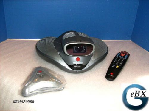 New polycom vsx 5000 in box +90day warranty, visual concert, mic, rem, complete for sale
