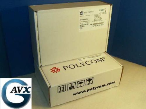PAL Polycom V500 +3m Wnty New In Original Packaging, Remote, Power Supply &amp;Cabls