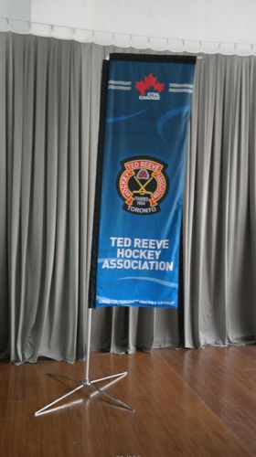 Rectangular Banner Flag with stand