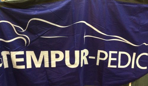 Tempur-Pedic Feather Flag &amp; Pole 6&#039; T x 33&#034;W * New * Make Offer