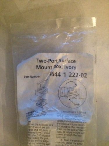KRONE ADC 6644-1-222-02 2 PORT SURFACES BOX –PACK OF 4