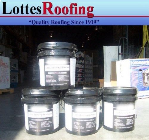 4-  4 1/4 gal Latex ROOFING Bonding Adhesive