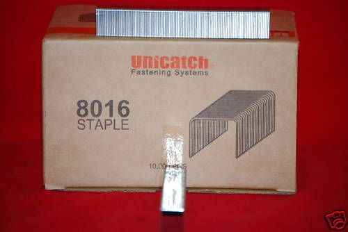 Series 80-5/8&#034; (1/2&#034; crown) upholstery galvanized staples 10,000/box for sale