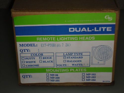 GS DUAL-LITE REMOTE LIGHTINGS HEADS EXT-P5SB (6V, 7.2W)