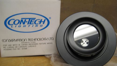 Con tech lighting recessed lighting trim ctr325 (black) - lot of 4 for sale