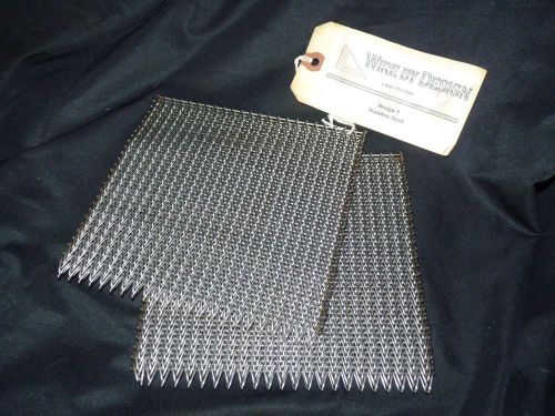 Wire by Design Stainless Steel Patterned Wire Mesh Architectural Material Sample