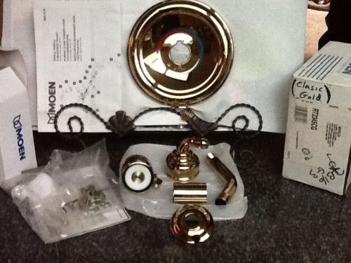 Moen classic gold single handle shower trim kit  new for sale