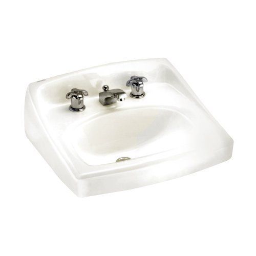 American Standard 0356.028.020 Lucerne Wall-Mount Lavatory Sink with 8-Inch Fauc