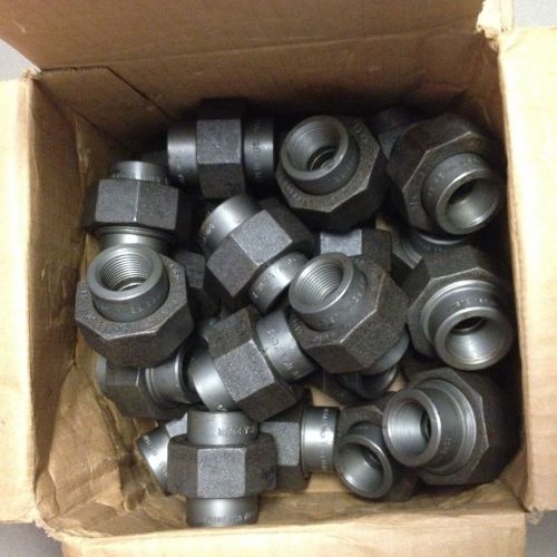 Union, pipe size 3/4 in, threaded, a105 carbon steel. box of 25 - penn machine for sale