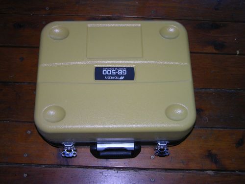 TOPCON GB 500 GPS CARRYING CASE WITH INSERTS TOTAL STATION SURVEYING