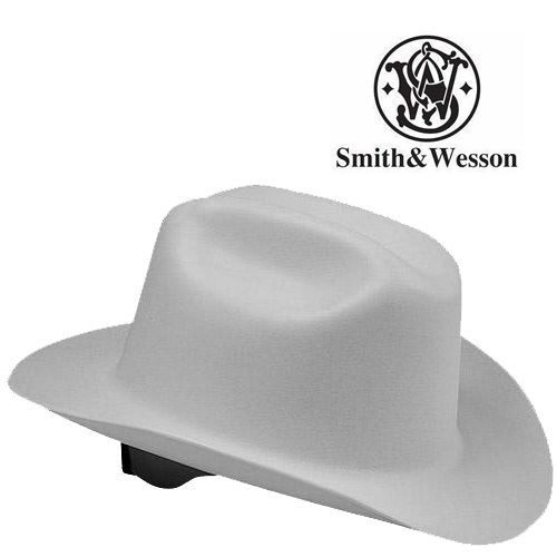 Free Ship-NEW ANSI Compliant S&amp;W Cowboy Hard Hat Western Outlaw GRAY Hard Hat