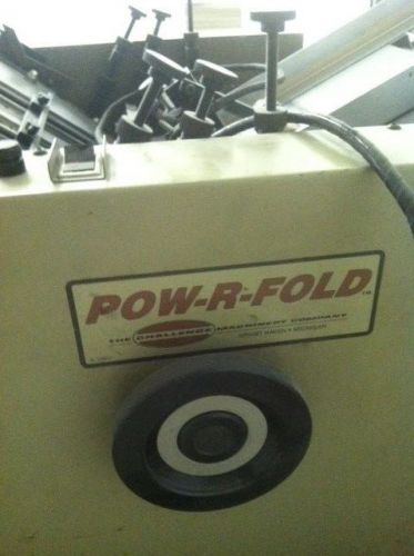 Challenge Pow-R-Fold Paper Folder