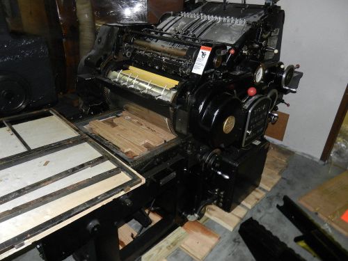 HEIDELBERG DIECUTTER   KSBA, YEAR  1969, SN# 331 220, SHEET SIZE 18&#034; x 23&#034;