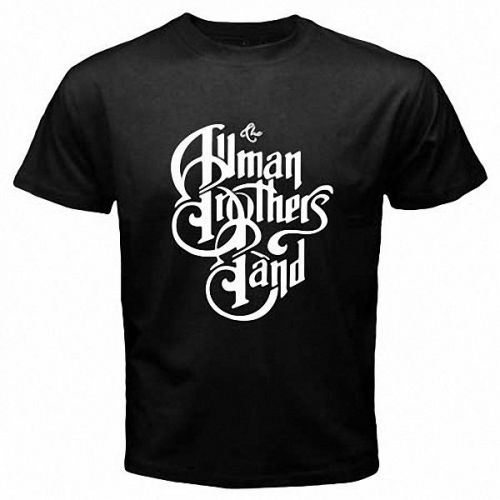 Duane Gregg Rock THE ALLMAN BROTHERS BAND Logo Mens Black T-Shirt Size S - 3XL