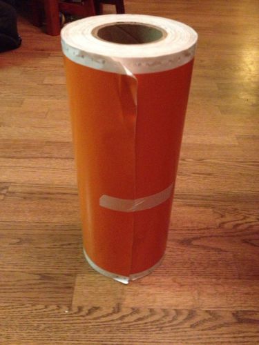 3m 280 Series 15&#034;x45yard Roll Orange Reflective Vinyl Punched 7.5mil 7 Year