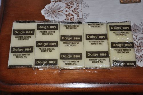 5 daige bb9 speedcote pressure sensitive adhesive wax bars for sale