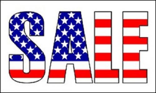 Sale flag red white blue store advertising banner business pennant sign 3x5 for sale