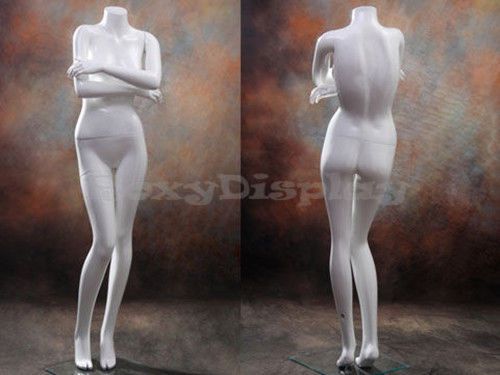 Female Fiberglass Headless style Mannequin Dress Form Display #MZ-FLOY1BW