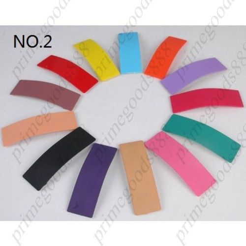 #2 Candy Color Big BB Purity Hair Accessories Pin Hairband Clip Hairpin Coffee