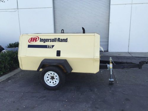 Ingersoll rand p175-c 175cfm tow behind compressor for sale