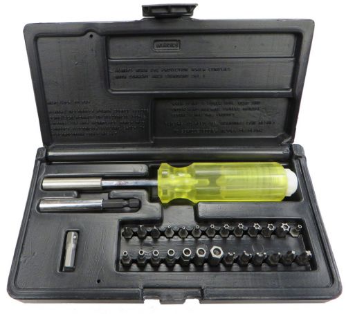 Alfa tools hsb16010 29 pc. security bit set for tamper-proof screws for sale