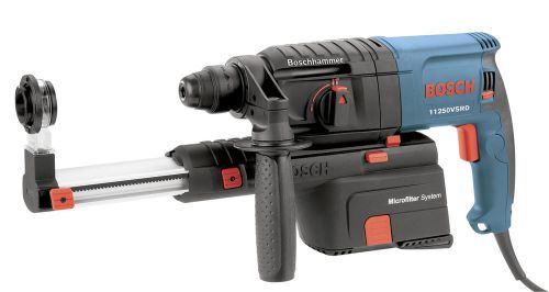 Bosch 11250vsrd 3/4&#034; sds-plus rotary hammer, pistol grip w/ dust collection for sale