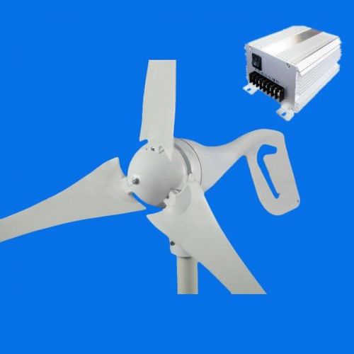 600w wind turbine generator dc 12/24v+600w wind/solar hybrid charge controller a for sale