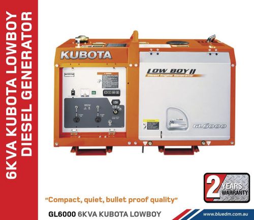 New Kubota GL6000 Lowboy 6KVA Diesel Generator Mobile Generator Truck Mounted