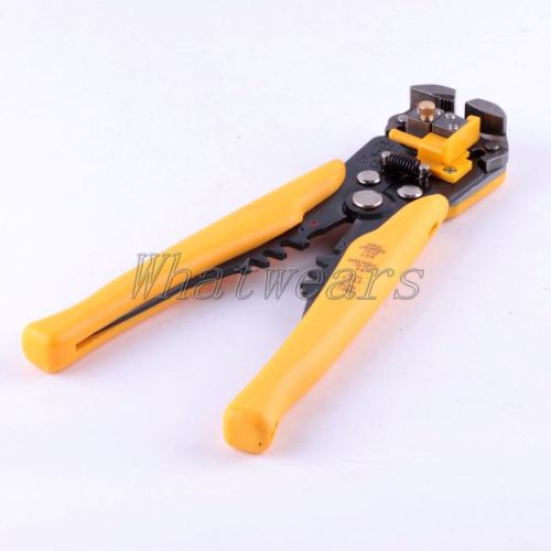 Wire stripper cutter terminal crimper automatic crimping strip tool - yellow qqu for sale