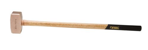 ABC Hammers Bronze/Copper Sledge Hammer, 10-LB, 32-Inch Wood Handle, #ABC10BZW