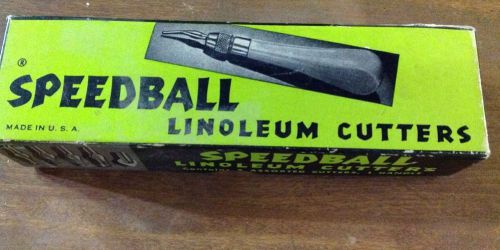 Vintage Speedball Linoleum Cutters Assorted No. 1