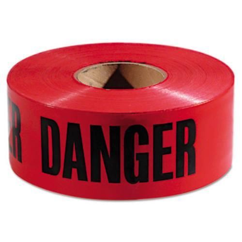 Empire Level 771004 Danger Barricade Tape, 3&#034; X 1000ft, Red/black