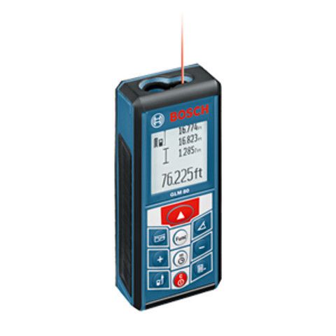 Bosch Digital Laser Distance &amp; Angle Measurer (2&#034; to 265&#039; Range)