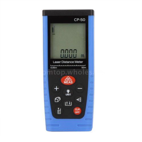 Handheld laser distance meter measurer rangefinder diastimeter 0.05~50m cp-50 for sale