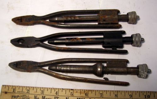 ** Lot #5 -- Set of THREE (3) - USA Made - safety TWISTER PLIERS