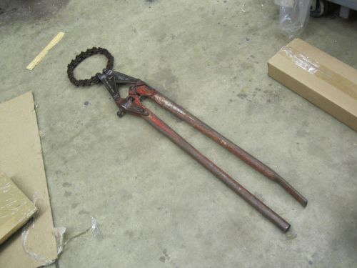 Wheeler soil clay pipe cutter    long handle    up to 6&#034; pipe