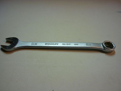 1 NEW STANLEY COMBINATION WRENCH 7/8&#034; 12 POINT