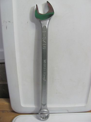 NEW Wright Tools 1142 1-5/16&#034; Round Shaft 12 Pt Industrial Combination Wrench